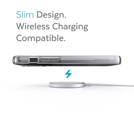 Speck Presidio Perfect-Clear + Ombre - Etui iPhone 13 z powłoką MICROBAN (Clear/Atmosphere Fade)