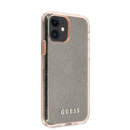 Guess Glitter Case - Etui iPhone 11 (Pink)