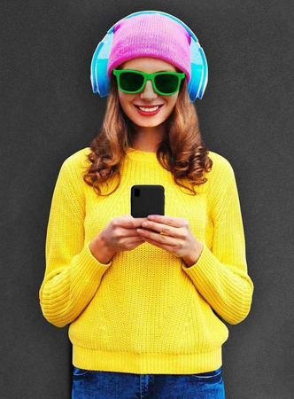 PURO ICON Cover - Etui iPhone SE (2022 / 2020) / 8 / 7 / 6s (czarny)