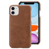 Crong Neat Cover - Etui iPhone 11 Pro z kieszeniami (brązowy)