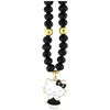 Hello Kitty Pearls and Beads Kitty Charm - Zawieszka do telefonu (czarny)