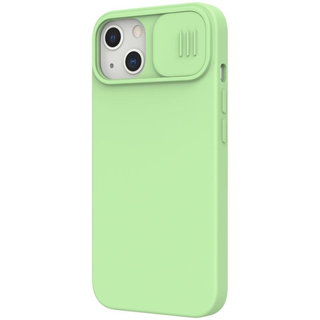Nillkin CamShield Silky Magnetic - Etui Apple iPhone 13 z osłoną aparatu (Mint Green)