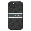 Guess 4G Printed Stripe - Etui iPhone 13 mini (szary)