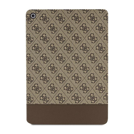 Guess 4G Stripe Allover - Etui iPad 10.2" (2021-2019) (Brązowy)