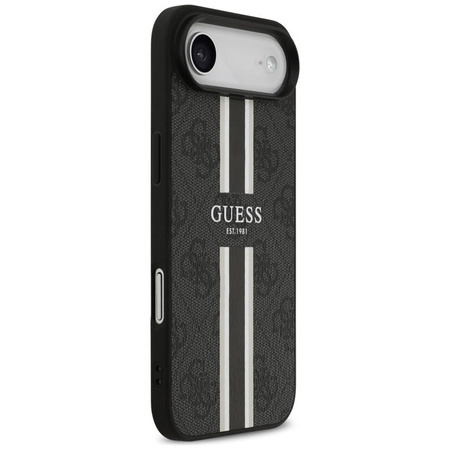 Guess 4G Printed Stripes MagSafe - Etui iPhone Air (czarny)