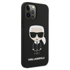 Karl Lagerfeld Fullbody Silicone Iconic - Etui iPhone 12 / 12 Pro (Black)