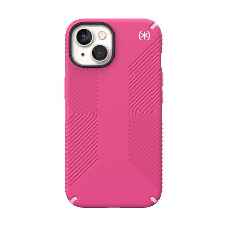 Speck Presidio2 Grip - Antypoślizgowe etui iPhone 14 / iPhone 13 (Digitalpink / Blossompink / White)