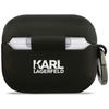 Karl Lagerfeld Silicone Choupette Head 3D - Etui AirPods Pro 3 (czarny)