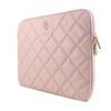 Guess Quilted 4G Sleeve - Etui na notebooka 13" / 14" (różowy)