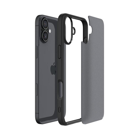 Spigen Ultra Hybrid - Etui do iPhone 16 (Frost Black)