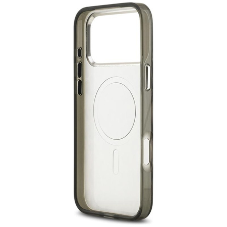 Karl Lagerfeld IML Leopard Pattern MagSafe - Etui iPhone 17 Pro Max (brązowy)