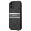 Guess 4G Printed Stripe – Etui iPhone 12 mini (szary)