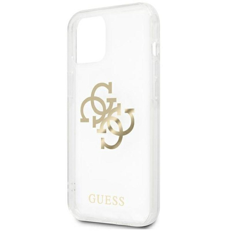 Guess 4G Big Logo Charm Gold- Etui iPhone 13 (złoty charms)