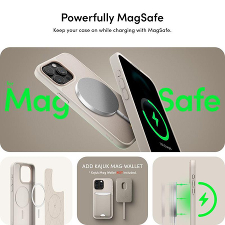 Spigen Cyrill Kajuk Mag MagSafe - Etui do iPhone 15 Pro (Cream)