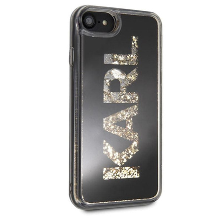 Karl Lagerfeld Logo Karl - Etui iPhone SE 2020 / 8 / 7 (Gold Glitter)