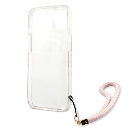 Guess Marble Strap - Etui iPhone 13 (różowy)