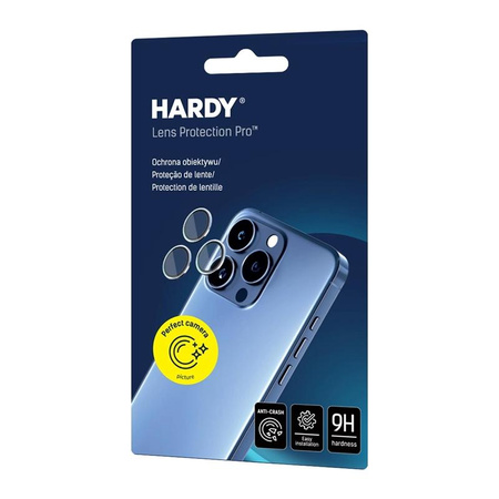 3mk HARDY Lens Protection Pro - Szkło na obiektyw aparatu iPhone 17 (Silver)