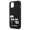 Karl Lagerfeld Slilicone Karl & Choupette Magsafe - Etui iPhone 13 (czarny)
