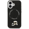 Karl Lagerfeld Karl & Choupette Pins MagSafe - Etui iPhone 17 (czarny)