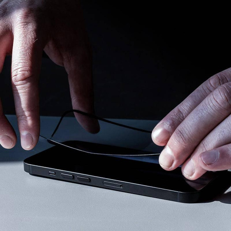 Crong Nano Glass - Niepękające szkło hybrydowe iPhone 16e / iPhone 14 / iPhone 13 / iPhone 13 Pro