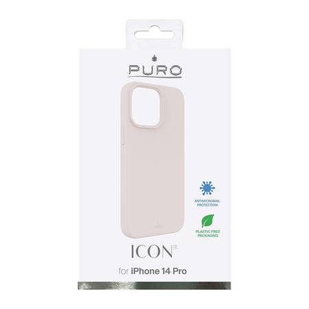 PURO ICON Cover - Etui iPhone 14 Pro (piaskowy róż)