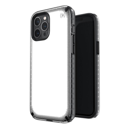Speck Presidio2 Armor Cloud - Etui iPhone 12 Pro Max z powłoką MICROBAN (Clear/Black)