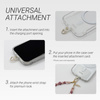 Crong Phone Charm - Smycz zawieszka do telefonu (Pearls)