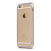 Moshi iGlaze Luxe - Etui z aluminiową ramką iPhone 6s / iPhone 6 (Satin Gold)
