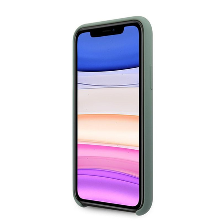 Guess Silicone 4G Tone to Tone - Etui iPhone 11 (khaki)