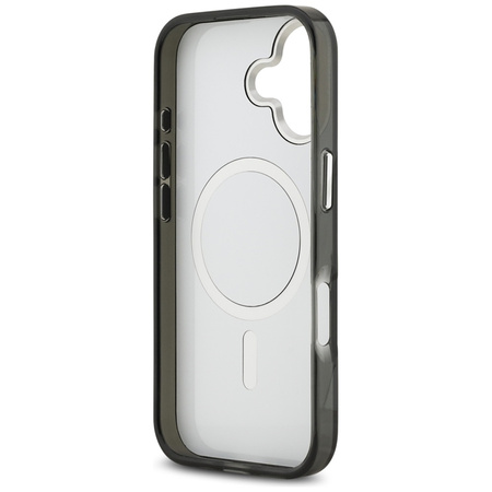 Karl Lagerfeld IML Aquarelle Karl & Choupette & Logo MagSafe - Etui iPhone 17 (czarny)