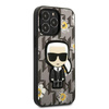 Karl Lagerfeld Iconic Karl Flower - Etui iPhone 13 Pro Max (szary)