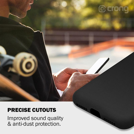 Crong Color Cover - Etui iPhone SE (2022/2020) / 8 / 7 (piaskowy róż)