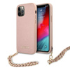 Guess Saffiano Chain - Etui iPhone 12 Pro Max (różowy)
