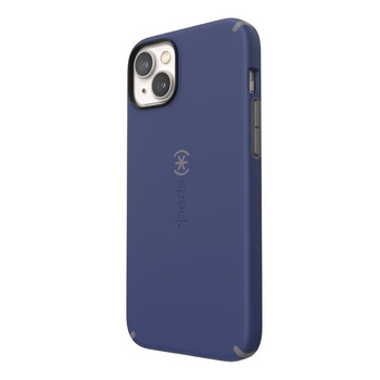 Speck CandyShell Pro - Etui iPhone 14 Plus z powłoką MICROBAN (Prussian Blue / Cloudy Grey)