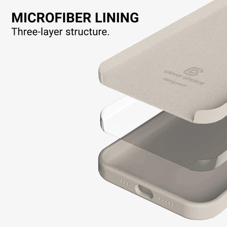 Crong Color Cover - Etui iPhone 13 mini (kamienny beż)