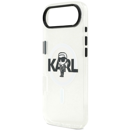 Karl Lagerfeld IML Karl Sketch Logo MagSafe - Etui iPhone Air (przezroczysty)