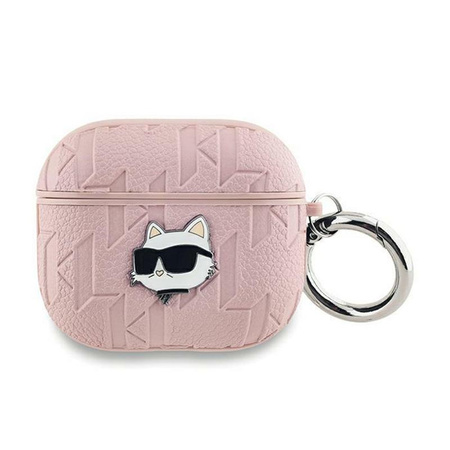 Karl Lagerfeld Monogram Choupette Head - Etui AirPods Pro 2 (różowy)