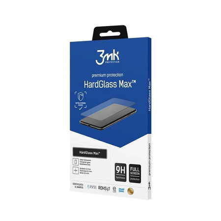 3mk HardGlass Max - Szkło hartowane do iPhone Air (Czarny)