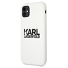 Karl Lagerfeld Silicone Stack Logo - Etui iPhone 11 (biały)