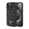 Guess 4G Triangle Metal Logo - Etui iPhone 15 Pro (czarny)