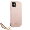 Guess Saffiano Chain - Etui iPhone 11 (różowy)