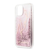 Karl Lagerfeld Signature Glitter Case - Etui iPhone 11 (Rose Gold)