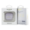 Guess Metallic Script Charm - Etui AirPods 4 (fioletowy)