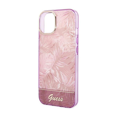 Guess Jungle Case – Etui iPhone 14 (Różowy)