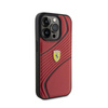 Ferrari Twist Metal Logo - Etui iPhone 15 Pro (czerwony)