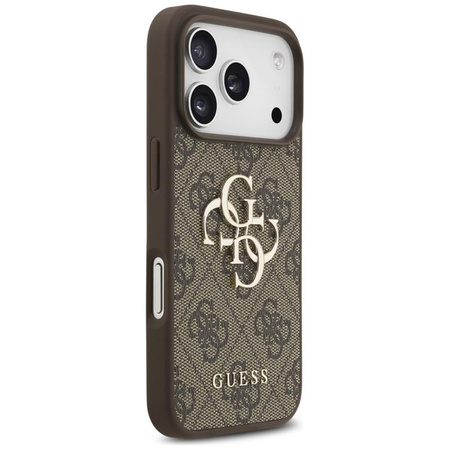 Guess 4G Strap 4G Classic Logo - Etui iPhone 17 Pro (brązowy)