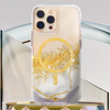 Case-Mate Karat MagSafe - Etui iPhone 13 Pro zdobione złotem (Marble)