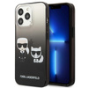 Karl Lagerfeld Gradient Ikonik Karl & Choupette - Etui iPhone 13 Pro Max (czarny)