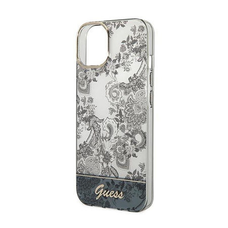 Guess Porcelain Collection - Etui iPhone 14 (szary)