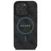 Guess 4G Ring Classic Logo MagSafe - Etui iPhone 16 Pro Max (czarny)